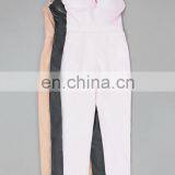 Amigo 2017 New Design Sexy Women Party Wear Black Strape Backless Long Bodycon Leather Evening Jumpsuit for Girls thumbnail-2