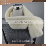 Fashion Double Full Fur Mink Fur Scarf Genuine Mink Fur Neckerchief for Women thumbnail-2