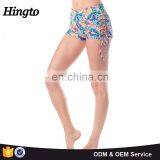 Women's Athletic Compression Shorts Fitness Sports Gym Elastic Yoga Shorts thumbnail-1