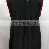 100% Red Embroidered Mexican Dress Embroidery Clothing Beachwear Women's Dress thumbnail-2