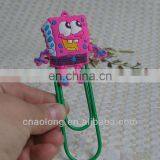 3D Handmade Soft Pvc,rubber Book Marks for Books