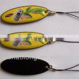 Factory Directly Price PVC Cellphone Screen Cleaner Strap With Custom Logo