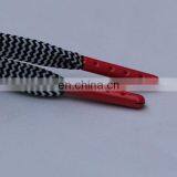 RED shoelace clip&aglets.charm with shoe lace tipping machine