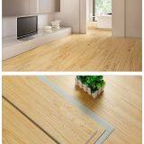 SPC Floor Plastic Flooring Sheet Tiles Slotted Click Lock 3.2mm Thickness 0.4mm Wear Layer