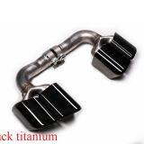 KM for Cayenne Turbo Style 9Y0 2018-up Exhaust Tip Exhaust Pipes Muffler Tips Tail Pipe Black Titanium Normal Style thumbnail-2