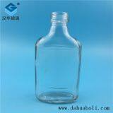 200ml Flat Glass Bottle Directly Sold by the Manufacturer Health Wine Glass Bottle Manufacturer thumbnail-5