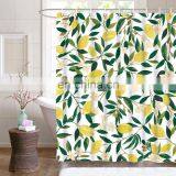 Fashion Printing Shower Curtain Green Extra Long thumbnail-3