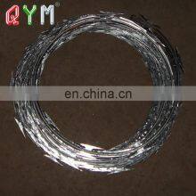 QYM Galvanized Military Concertina Razor Wire Barbed Tape thumbnail-1