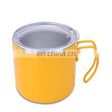 Classic 350ml Coffee Mug Double Wall Vacuum Insulated Stainless Steel Tumbler Cups With Handle thumbnail-1