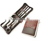 Red Croc Manicure Set Manicure Materials