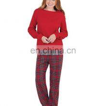 Wholesale Logo Autumn and Winter Children and Infants Adult Family Long-sleeved Plaid Pants Christmas Home Clothes Pajamas thumbnail-5