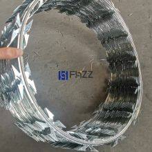 High Security Galvanized Concertina Barb CBT-60 45cm Diameter Galvanized Razor Wire thumbnail-2