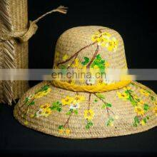 Wholesale Summer Sun Beach Seagrass Straw Hat/ Custom Design Straw Hat Seagrass Hat for Women thumbnail-5