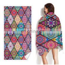 Ready Stock High Quality Microfiber Colorful Print Quick Dry Sand Free Bath Beach Towel thumbnail-5