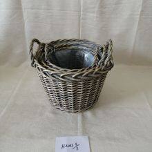 Hot Selling Natural Material Wicker Rattan Flower Storage Basket Price thumbnail-1