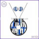 Fashion Copper Enamel Jewelry Set for Women thumbnail-5