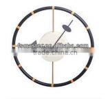 Aluminum Quartz Holder Steering Wheel Clcok Fashion Wall Clock