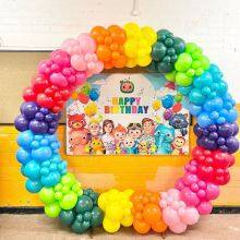 Factory Direct Pastel Rainbow Balloon Sets - 60-120 Pcs, Macaron Colors, Preferred by Wedding Planners