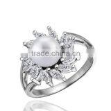 Latest Fancy Platinum Pearl Ring thumbnail-5