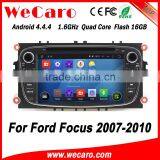 Wecaro WC-FU7608 Android 4.4.4 Car Dvd Player 2 Din Usb Mp3 Player for Ford Focus 2007 - 2010 Steering Wheel Control thumbnail-1