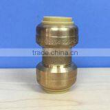 Brass Push Fit Coupling / Equal Push fit Fitting