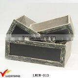 Chalkboard Paint Vintage Farm Wooden Box Without Lid
