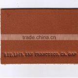 Custom & Design Embossed Leather Label for Garment in Dongguan thumbnail-1