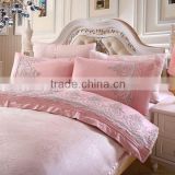 MZ new design bed sheet with lace bedding sets