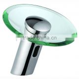 Luxury Brass Electric Infrared Basin Tap, Deck Mounted Sensor Tap For Cold Water Only, Chrome Finishing