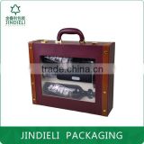 luxury exquisite leather wine box package