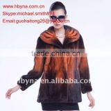 Dyed Fashion Fur Coats for Women