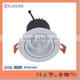 18W IP20 Citizen COB LED CCT Downlight Dimmable for Bathroom