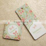 China Printing Paper Hang Tags With Plastic String
