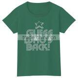 Rhinestone Custom Motif Beautiful Casual Loose t Shirt for Women Girls thumbnail-4