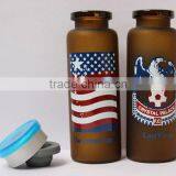 Customized Amber Moulded Glass Vial Tubular Vial