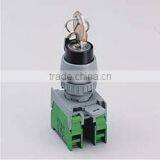 22mm Key Lock Switch, 3 Position Key Switch, IP65 (GKS/GKSN223) thumbnail-2