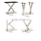 Foshan Furniture Direct Tube Square Table Base With Stainless Steel Leg thumbnail-2