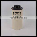Ceramic Wholesale Mustache Storage Jars thumbnail-1