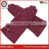Wholesale Winter Warm Ladies Touchscreen Woollen Gloves