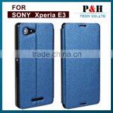 New Product Flip Cover Mobile Phone Case for Sony Xperia E3, Leather Flip Cover Case for Smartphone thumbnail-3
