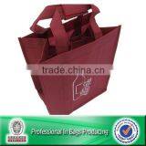 100% Recycled Non Woven 6 Pack Bag for Wine Package thumbnail-5