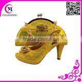 Nigeria Style Shoes and Bags to Match for the Party and Wedding