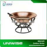 30 Inch Round Copper Fire Pit thumbnail-1