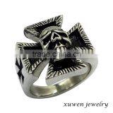 Enamel Stainless Steel Wholesale Skull Rings