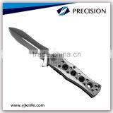 Brushed Metal Finished Pocket Knife Practical Knife thumbnail-1