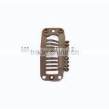 Beige Hair Extension Clips Blonde Hair Extension Snap Clips 2.8cm 3.2cm 3.8cm thumbnail-4