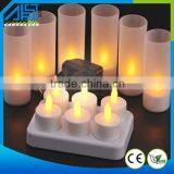 6 Pcs Rechargeable Tea Light Candle thumbnail-1