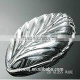 Clear Leaf Shaped Crystal Fruits Plate for Home Decoration thumbnail-2