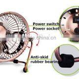 New Products 2016 USB Air Cooler Bronze Metal Antique Copper Fan Usb Desk Fan thumbnail-5