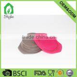 Ultra Durable Silicone Expandable Collapsible Foldable Travel Bowl Dish With Handle thumbnail-4